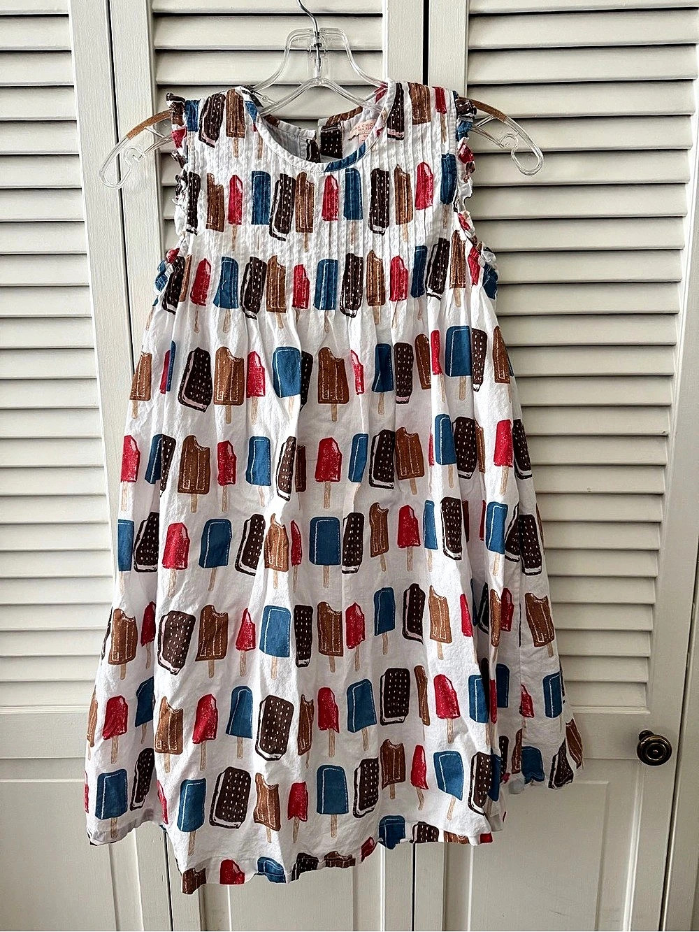 Pink Chicken Girls' Printed Dress Size 12 Like New